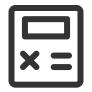 Precision calculation icon